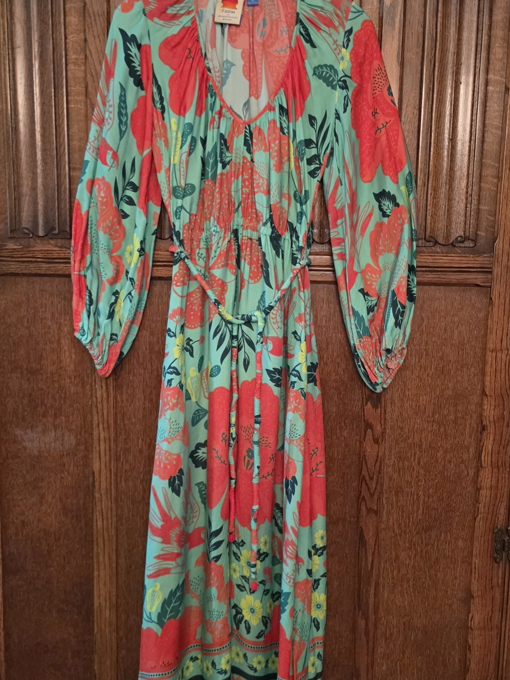 FARM RIO X ANTHROPOLOGIE Sz. XS $328 - Picture 3 of 8